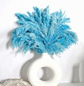 Blue Pampas Grass for Home Decor by Unknown