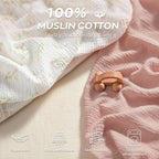 JELLYMONI 2 Pack Muslin Toddler Pillowcase - Image 2