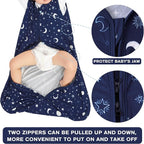3 Pack Baby Sleep Sack 6-12 Months 100% Rayon Cotton Baby Sleeping Bag 2-Way - Image 4
