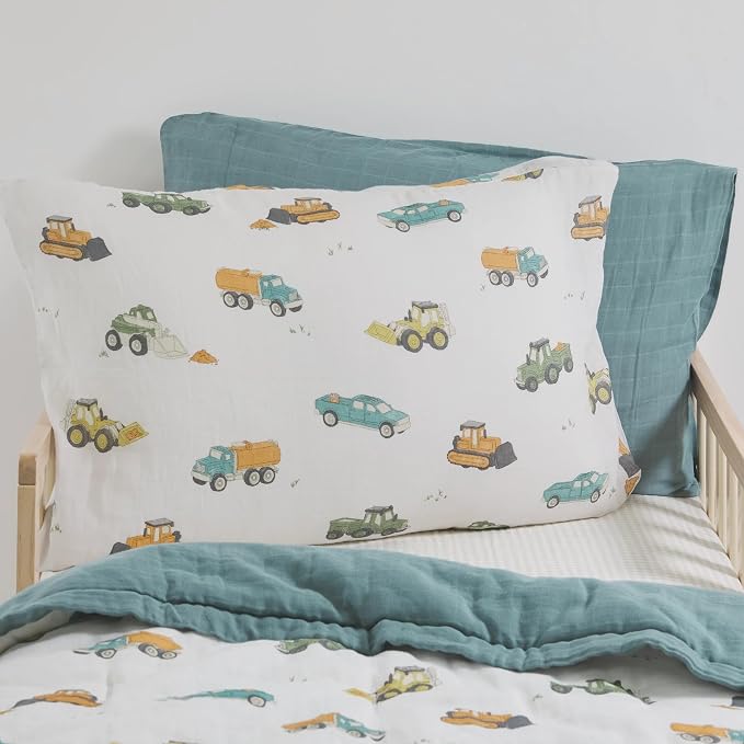Little Unicorn Standard Pillowcase 2 Pack | Super Soft & Breathable Muslin - Image 3