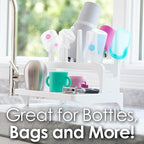 PopYum Glacier White Space Saving Drying Rack from 100% Recycled Bottles - Image 4