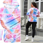 GINKANA Maternity Hoodie Long Sleeves Shirts Casual Maternity Top Pregnancy - Image 6