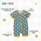 OPAWO Bamboo Baby Pajamas 3 Pack, Double Zipper Bamboo Sleepers - Image 3