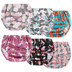 Joyo roy 6Pcs Waterproof Cloth Diaper Cover Reusable Plastic Training Pants by Joyoroy