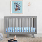 UOMNY Crib Sheet for Baby Boys Shark Fitted Crib Sheets for Standard Crib and - Image 7