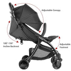 Beberoad Love R2 Small Travel Stroller Compact Strollers Foldable Lightweight - Image 2