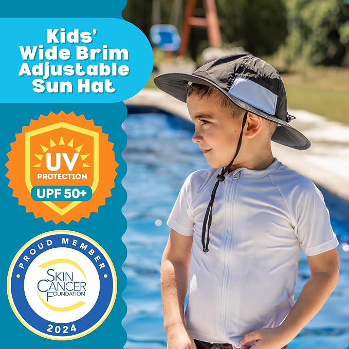 SwimZip Wide Brim Sun Hat | UPF 50+ Protection - Image 2