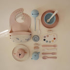 mushie Silicone Baby Bib | Adjustable Fit Waterproof Bibs - Image 7
