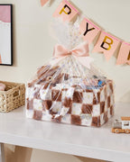 Checkered Diaper Caddy Organizer - Image 8