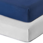 TILLYOU Mini Crib Fitted Sheets 2 Pack by TILLYOU