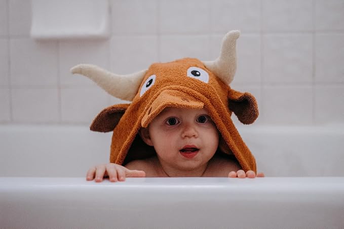 Hooded Baby Towel for Kids 2-8 | Large 100% Cotton Baby Towel for Girls or Boys - Image 2