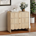 3 Drawer Dresser for Bedroom Set of 2, Modern Closet Chest of Drawers - Image 7