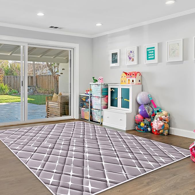 Baby Play Mat - 6ft X 4ft, Premium Thicker Foam One-Piece Crawling Mat - Image 7