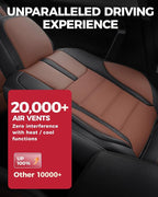 FREESOO Black Brown Car Seat Covers Full Set - Image 6