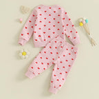 Fernvia Toddler Baby Girl Clothes 3 6 9 12 18 24 Months Fall Outfits Solid Long - Image 3