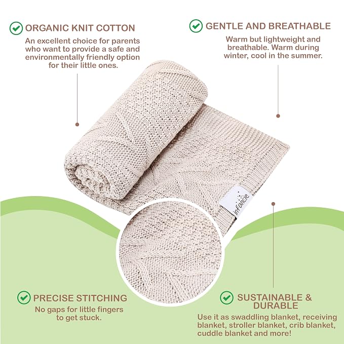 Organic Cotton Baby Blanket - Image 4