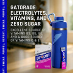 Propel Electrolyte Enhanced Water Drink Mix Powder Packets, Grape Variety Pack - Image 5