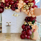 90pack Burgundy Balloons Different Size 18/12/10/5 Inch Maroon Balloon Garland - Image 3