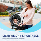 Graco SnugRide Lite LX Infant Car Seat, Lightweight Rear-Facing Seat - Image 7