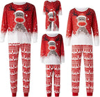 Awoscut Christmas Family Matching Pajamas Christmas Pjs Holiday Nightwear - Image 6
