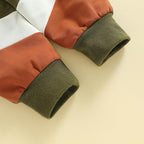 Kupretty Toddler Baby Boy Fall Winter Clothes Color Block Long Sleeve - Image 6