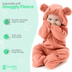 Cuddle Club Fleece Baby Bunting Bodysuit - Image 2