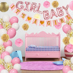 Ouddy Party Pink Baby Shower Decorations - Image 6