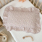 BuLuTu Purple Floral Muslin Cotton Toddler Pillowcases by BuLuTu