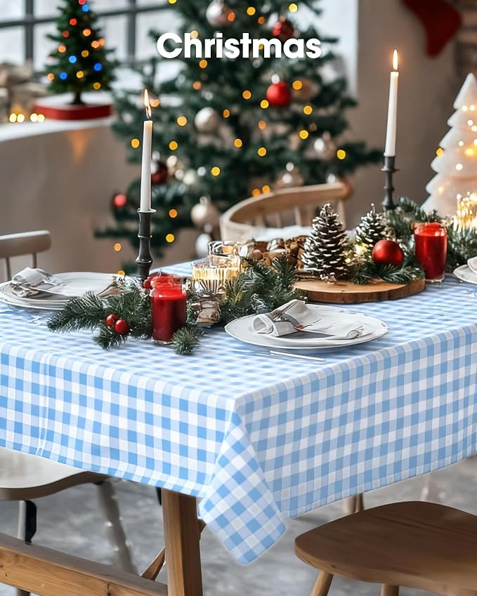 Pureegg Plastic Table Cloth Disposable 8 Pack, 54 x 108 Inch Table Cloths - Image 7