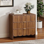 3 Drawer Dresser for Bedroom Set of 2, Modern Closet Chest of Drawers - Image 7