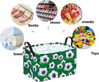 Rectangle Football Pattern Kids Gift Storage Basket Shelf Storage Basket - Image 6