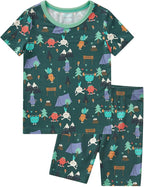 pureborn Baby Toddler Kids Viscose from Bamboo Pajamas Set Pjs 2pcs 18M-8Y by pureborn
