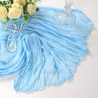 12 Pack Baby Blue Cheesecloth Table Runner 10Ft Gauze Cheese Cloth Table Runner - Image 7