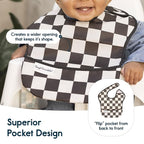 Tiny Twinkle Mess Proof Baby Bibs - Image 4