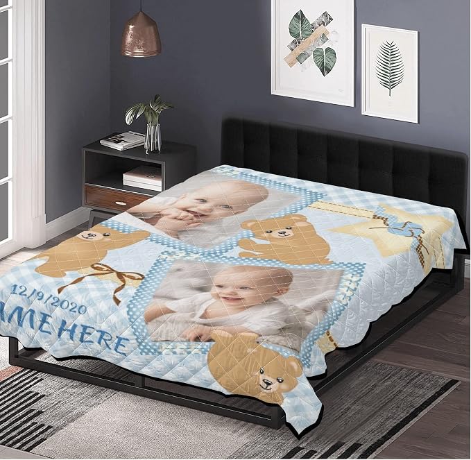 POPCUSTOMS Custom Quilt Bed Throw - Image 4