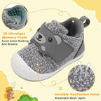 FEETCITY Baby Walking Shoes Wide Baby Shoes Boys Girls Infant Sneakers Crib - Image 4