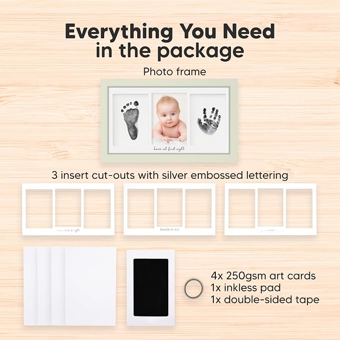 Inkless Baby Hand and Footprint Kit Boy, Girl - Image 5
