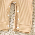 Aalizzwell Newborn Baby Ribbed Romper - Image 4