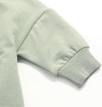 Bafeicao Baby Boy Girl Sweatshirt Romper Organic Cotton Solid Color Long Sleeve - Image 4