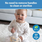 Dr. Brown's Narrow Baby Bottle Handles, 100% Silicone, Easy Grip Removable - Image 7