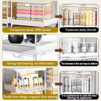 Clear Storage Bin with Lid 3 Pack 【Stackable & Sturdy】 Plastic Multifunctional - Image 8