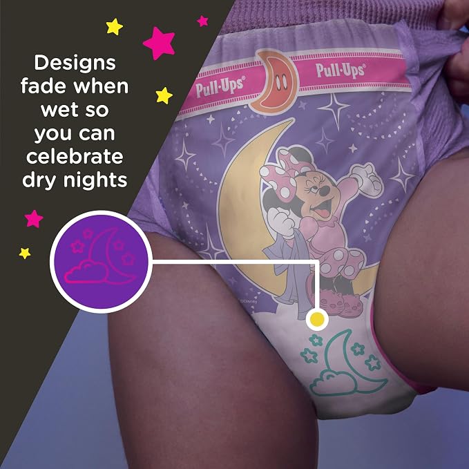 Pull-Ups Girls' Night-Time Potty Training Pants, Size 5T-6T Overnight Training - Image 6