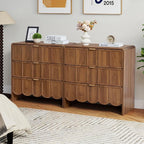 3 Drawer Dresser for Bedroom Set of 2, Modern Closet Chest of Drawers - Image 5