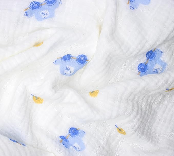 Baby Blanket Double Layer Cotton 40 x 40 Soft Receiving Blanket - Image 2