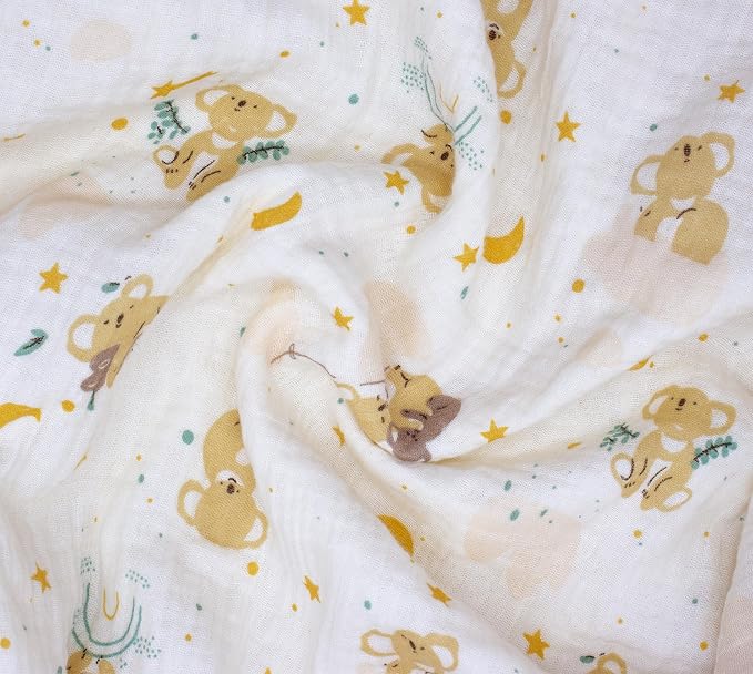 Baby Blanket Double Layer Cotton 40 x 40 Soft Receiving Blanket - Image 2