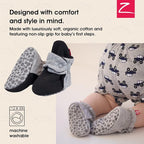 Zutano Organic Baby Booties Newborn Infant, Lost Baby Socks Solution, 18-24 - Image 2