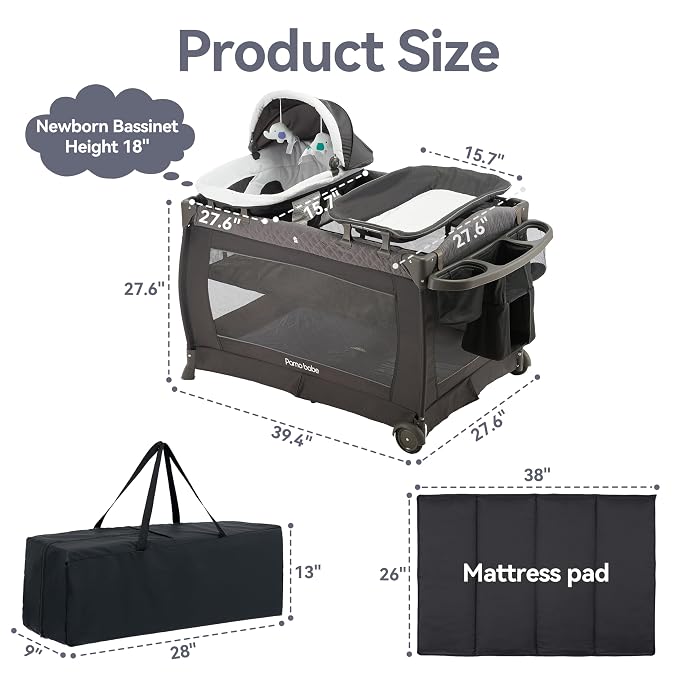 Pamo Babe Playard Portable Playard Foldable Playpen - Image 2