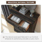 T4TREAM Farmhouse 5 Drawers Dresser - Image 4