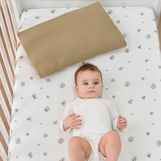 JELLYMONI 2 Pack Muslin Toddler Pillowcase - Image 7