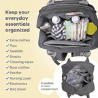 RUVALINO Diaper Bag Backpack-Expandable Baby Bag - Image 6